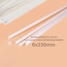 Bombilla pla 6x230mm x 5000 unidades