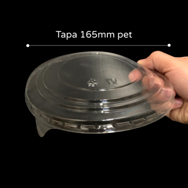 Tapa 165mm pet x 300 unids.