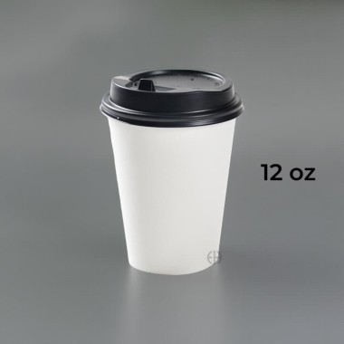 vaso papel 12 oz con tapa 50 unids